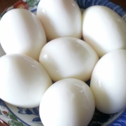 ゆで卵作っておくと便利で重宝しますよねぇ～(^^♪